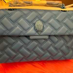Kurt Geiger Electric Blue Flap Bag